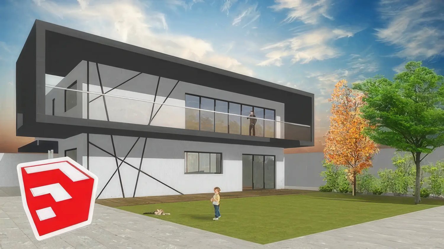 Projet SketchUp présenté dans la formation Show Your Design